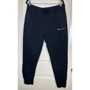 Champion Mens Large‎ Jogger Pants black Sweatpants GUC